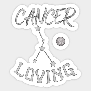 Cancer Loving Sticker